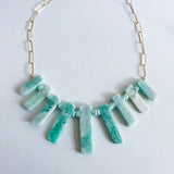 Amazonite Statement Necklace