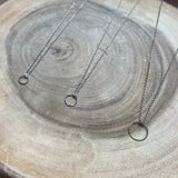 Silver Karma Necklaces