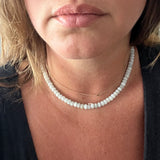 Lace Agate Bead Necklace