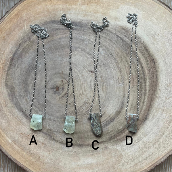 Silver Stone Necklaces