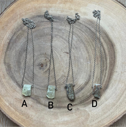 Silver Stone Necklaces