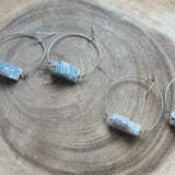 Druzy Hoops