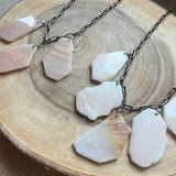 Rose Slab Necklace