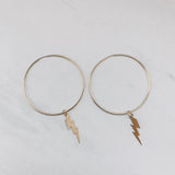 CHARMER HOOP: LIGHTENING BOLT
