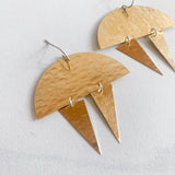 Half Moon and Double Spike Earring