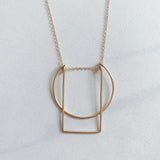 Long Art Deco Style Necklace