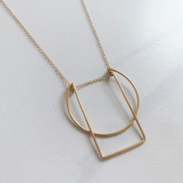 Long Art Deco Style Necklace
