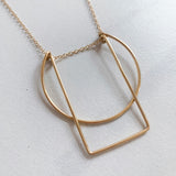 Long Art Deco Style Necklace