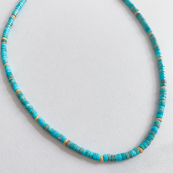 Turquoise Jasper Bead Necklace