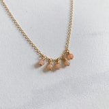 Sunstone 5 Bead Necklace