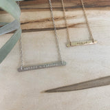 Personalized Name / Date / Saying Necklace