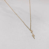 CHARMER NECKLACE: LIGHTENING BOLT