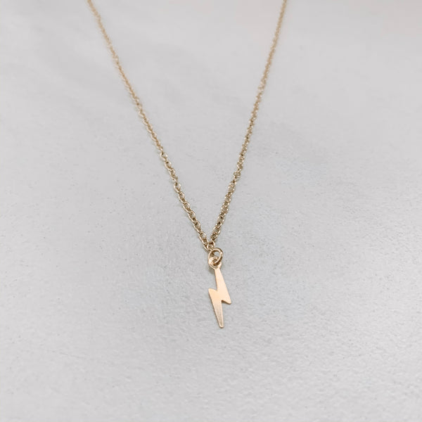 CHARMER NECKLACE: LIGHTENING BOLT