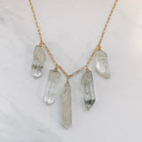 CRYSTAL POINTS NECKLACE