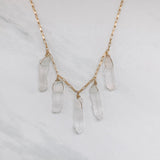 CRYSTAL POINTS NECKLACE