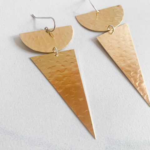 Half Moon Spike Earring