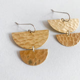 Double Half Moon Earring