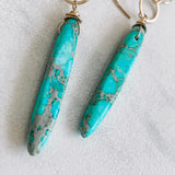 Karma and Ocean Jasper Drop Earrings