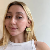 Half Moon and Double Spike Earring