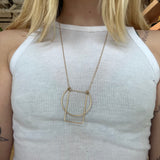 Long Art Deco Style Necklace