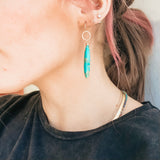 Karma and Ocean Jasper Drop Earrings