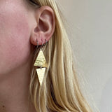 Triangle and Spike Earring