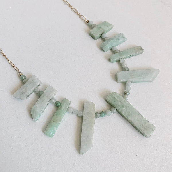 Jade Spike Necklace