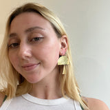 Half Moon and Triangle Earring