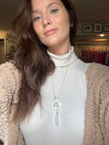 Stalactite Geode Lariat Necklace