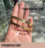 Custom Name / Date / Saying  Cuff