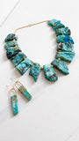 Fancy Turquoise Jasper Earrings