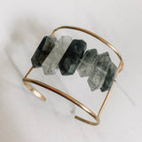 Smokey Quartz Statement Cuff