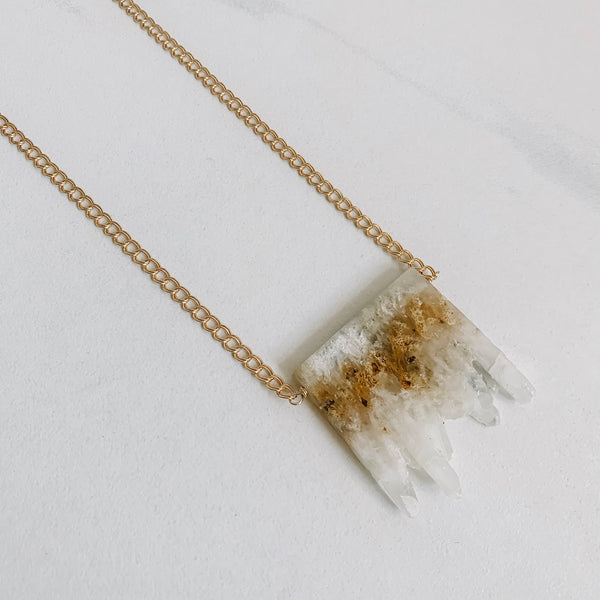 Quartz Statement Necklace