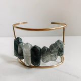 Smokey Quartz Statement Cuff
