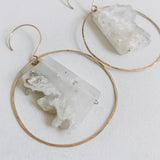 Clear Quartz Earrings