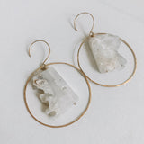 Clear Quartz Earrings