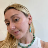 Fancy Turquoise Jasper Earrings