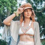 Scout Statement Necklace - Druzy and Jade