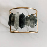 Smokey Quartz Statement Cuff