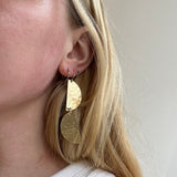 Reversed Half Moon Earring
