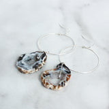 The Geode from Hoop Earrings-M.Liz Jewelry