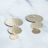 The Triple Disc Earrings-M.Liz Jewelry