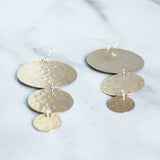 The Triple Disc Earrings-M.Liz Jewelry