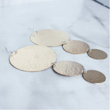 The Triple Disc Earrings-M.Liz Jewelry