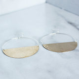 The Wire Hoop Earrings-M.Liz Jewelry