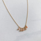 Sunstone 5 Bead Necklace