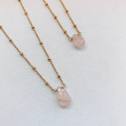 Rose Quartz Mama and Mini Set