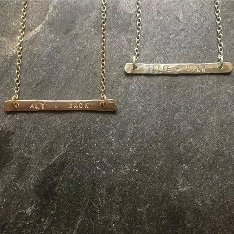 Personalized Name / Date / Saying Necklace