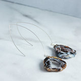 The Threader Earring with Geode-M.Liz Jewelry