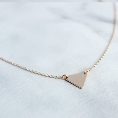 Triangle Necklace-M.Liz Jewelry